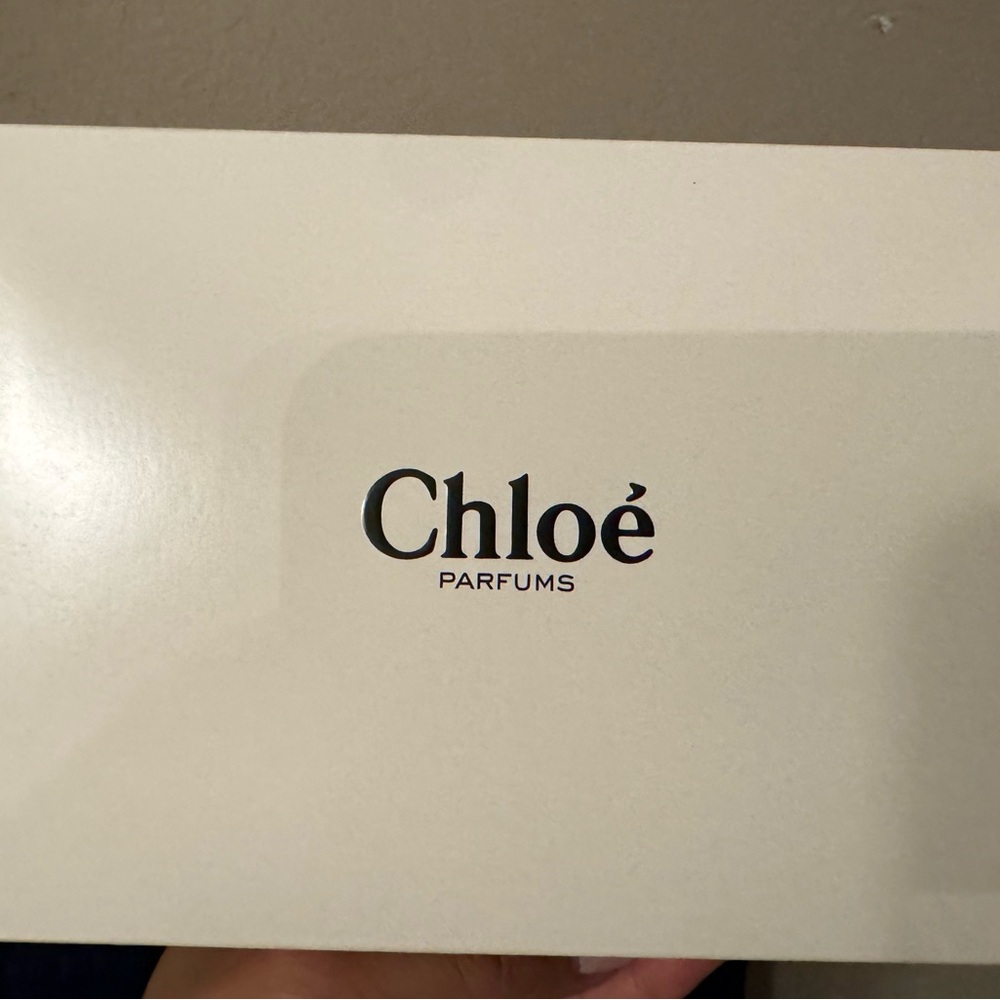 Chloe Burgundy Leather Clutch with Gold Buckle - Picture 2 of 7